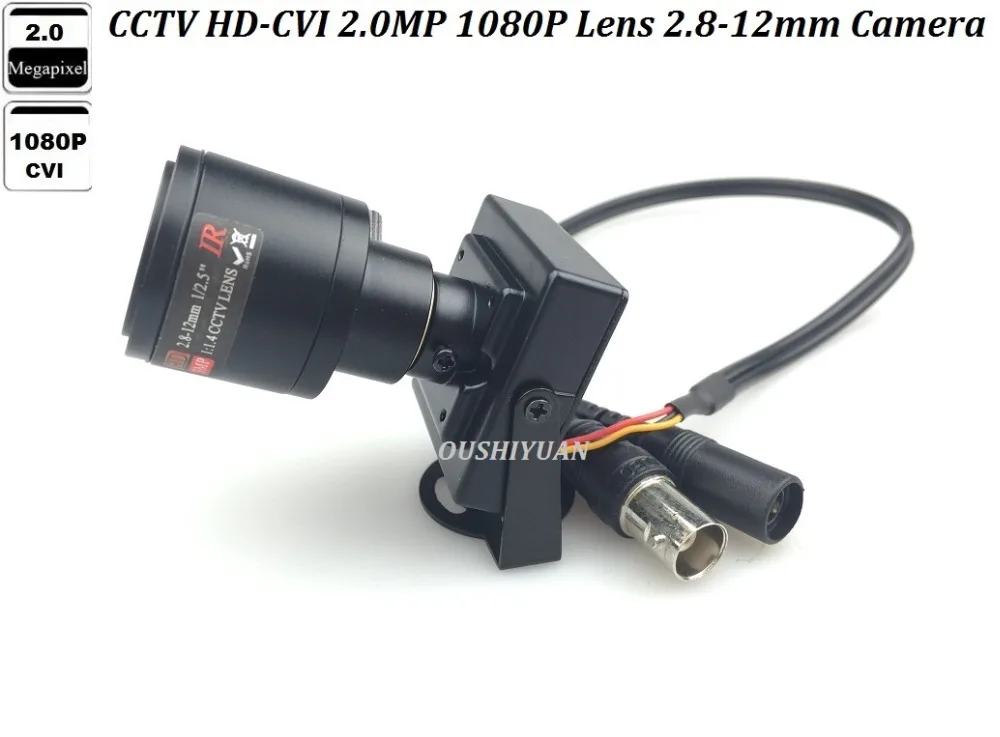 CCTV HD-CVI 2.0MP 1080 P Зум-Объектив 2.8-12 мм Широкоугольный Мини-Бокс CVI Камеры