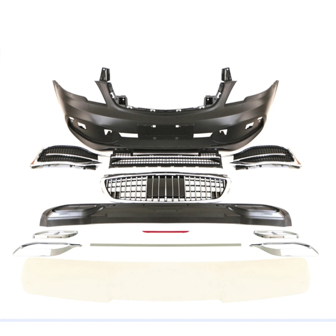 Обвес Решетки Переднего бампера В сборе Подходит для Mercedes-Benz Vito 2011-15 Стиль Комплект Заднее Крыло ABS материал Автомобильные аксессуары