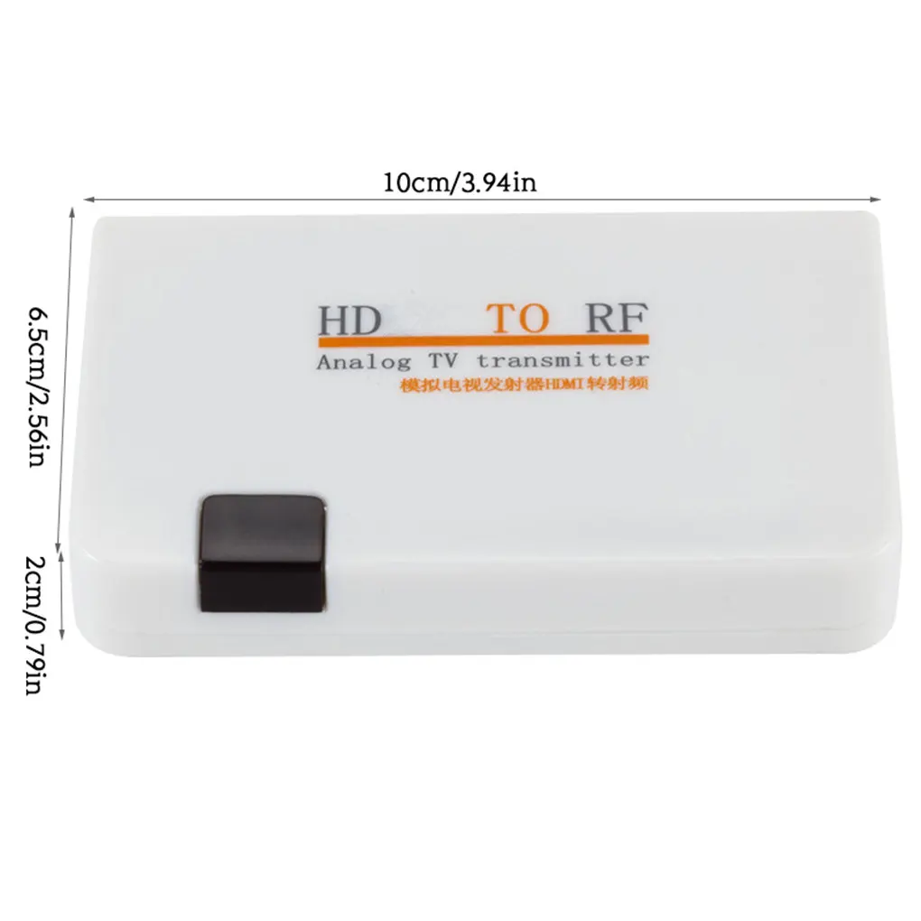 Универсальный совместимый с HDMI коаксиальный радиочастотный конвертер, кабель-адаптер с дистанционным управлением, источник питания для преобразования ТВ