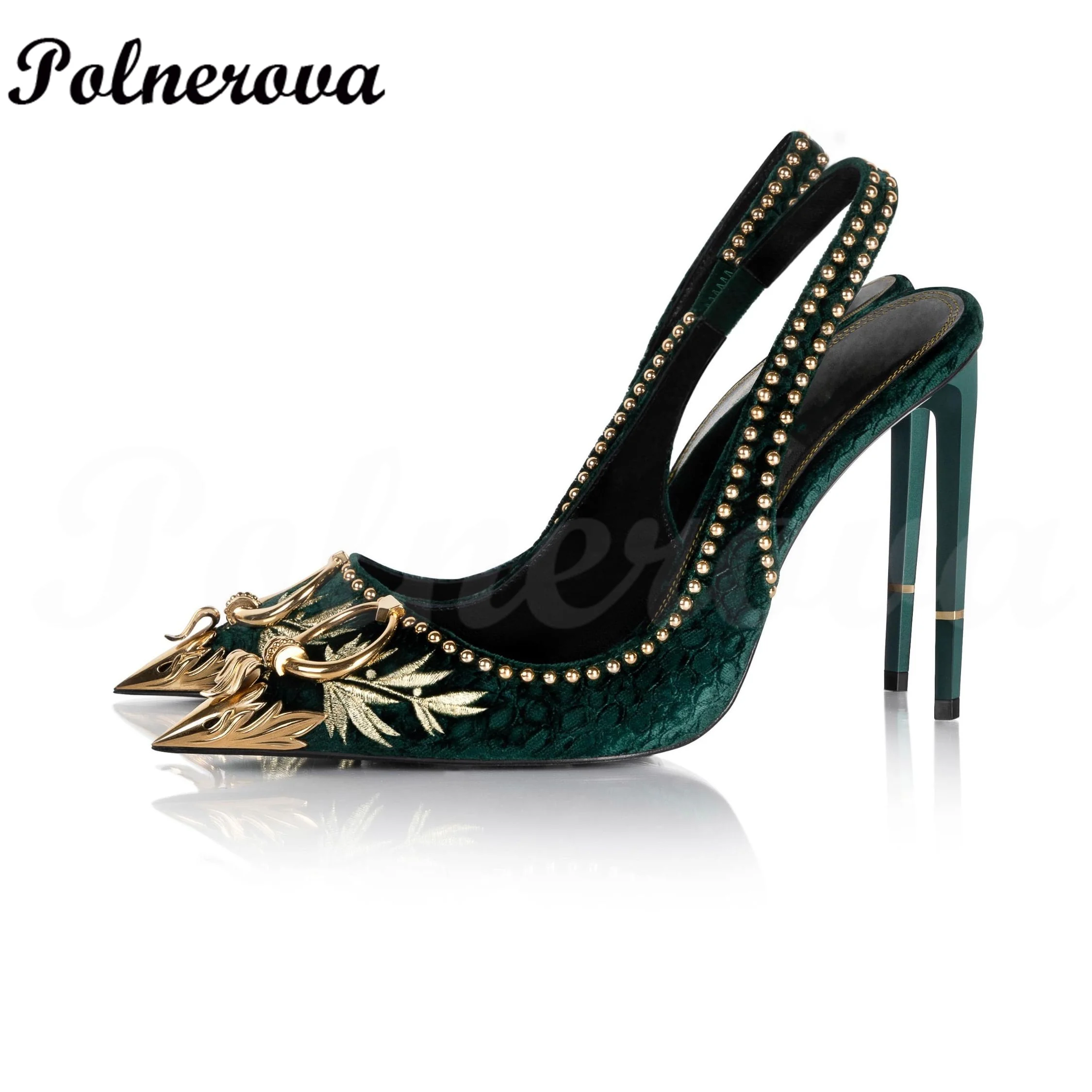 Роскошные Вышитые шелком женские туфли-лодочки на высоком каблуке с металлическим украшением и ремешком на щиколотке для летней вечеринки, блестящие свадебные тонкие туфли