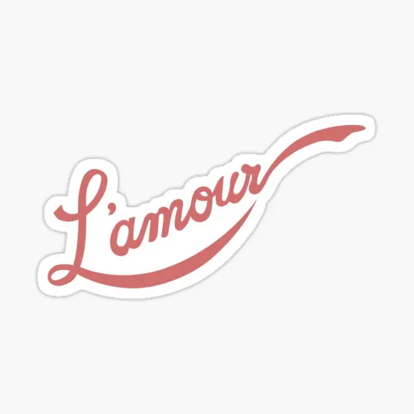 Парижский знак L Amour, 5 шт., автомобильные наклейки для забавных бутылок с водой, наклейки для детской комнаты, Аниме, Фон, декор, багаж, Холодильник