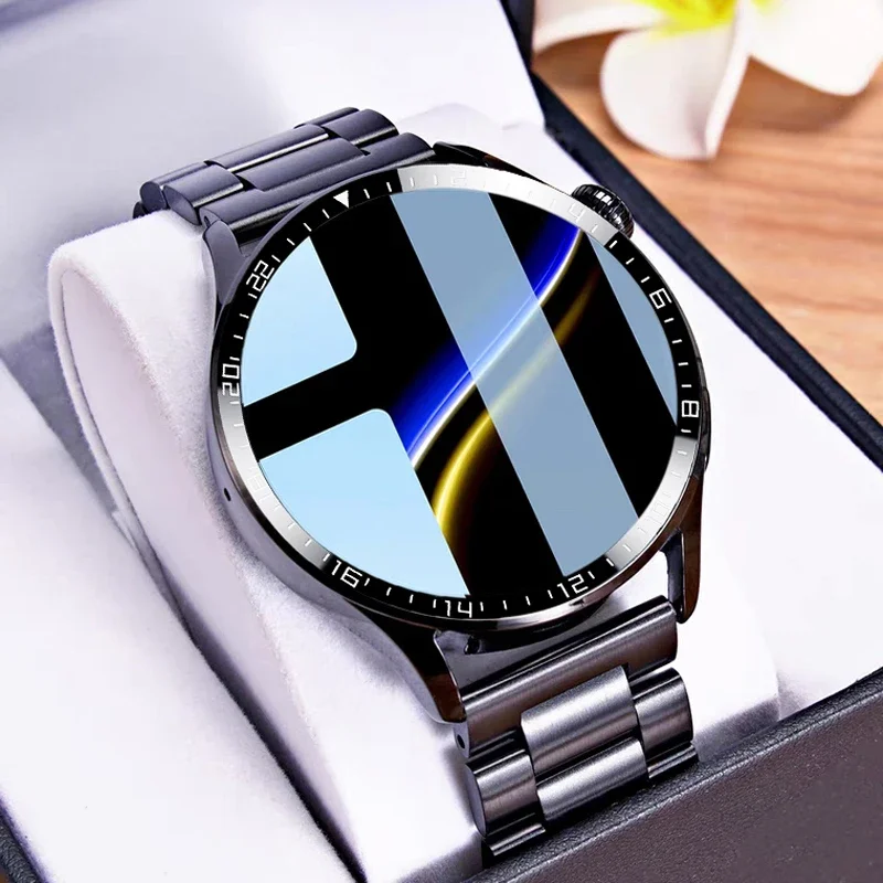2023 Новые полноэкранные сенсорные бизнес-роскошные мужские смарт-часы с пользовательским циферблатом Bluetooth Call smartwatch для мужчин и женщин Huawei
