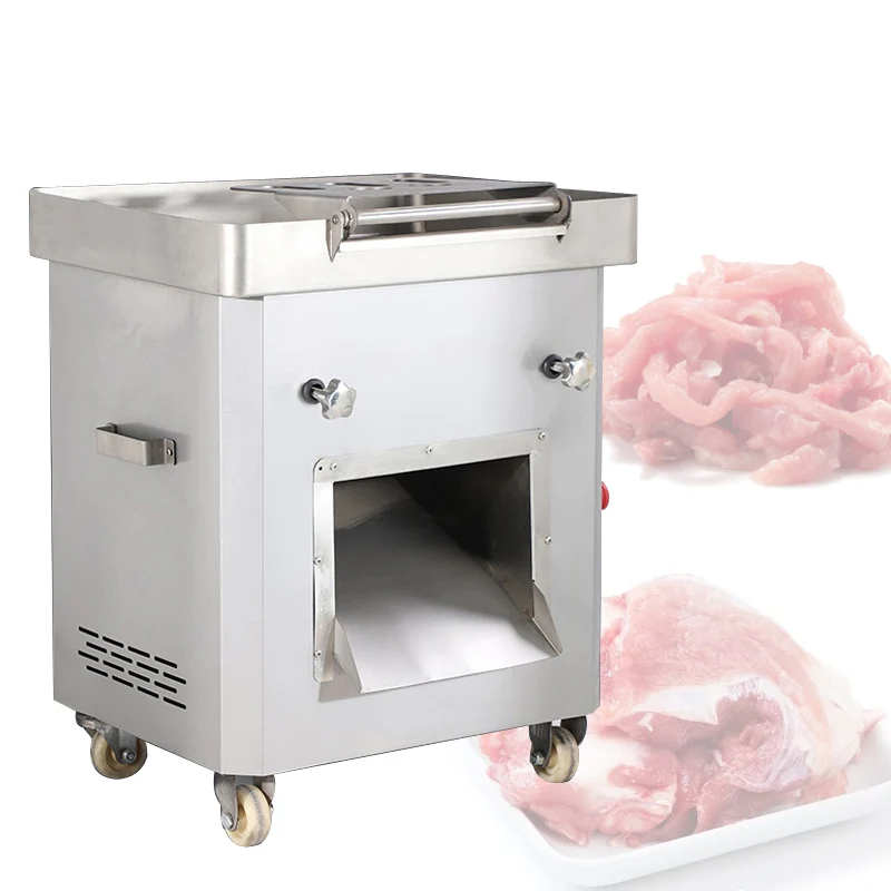 Автоматическая мясорубка коммерческая электрическая машина для нарезки мяса кубиками мощностью 2200 Вт