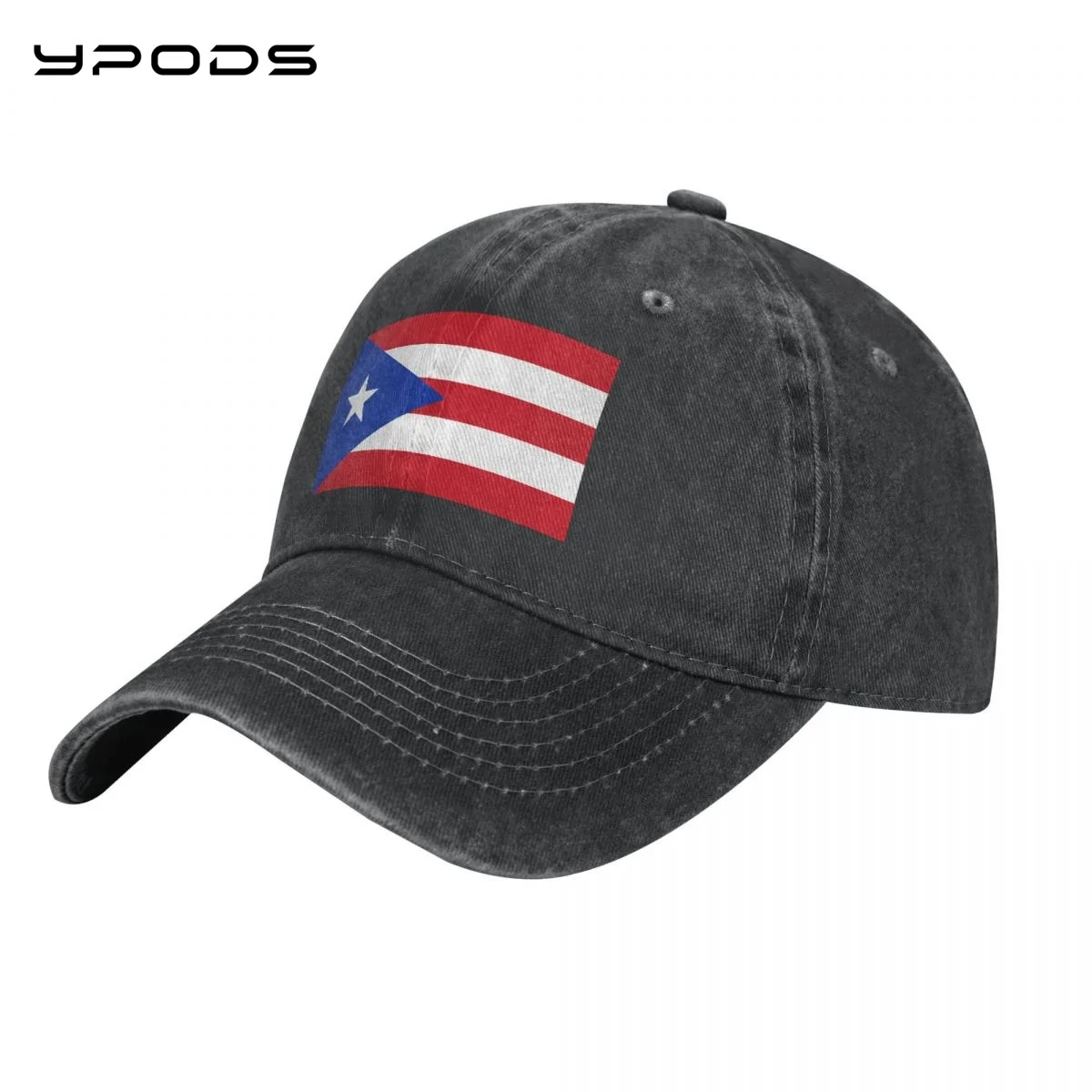 Флаг штата Пуэрто-Рико, винтажная бейсболка, Моющаяся хлопковая Регулируемая кепка, шляпы для мужчин