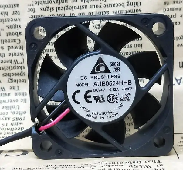 Оптовая продажа: оригинальная подлинная стойка до AUB0524HHB 5015 24V 0.12A, 5 см, вентилятор с преобразователем количества ветра