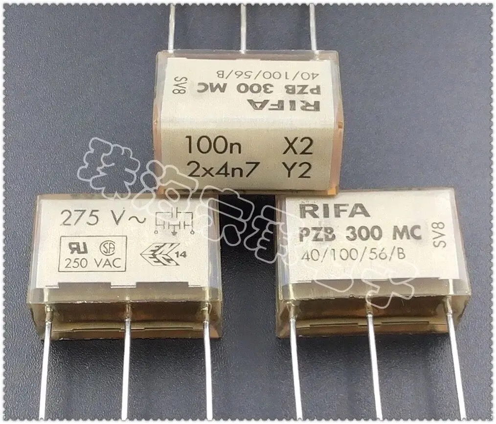 10 ~ 20/ШТ Импортный композитный пленочный конденсатор 100n 2x4n7 RIFA PZB300MC 275VAC X2 Y2