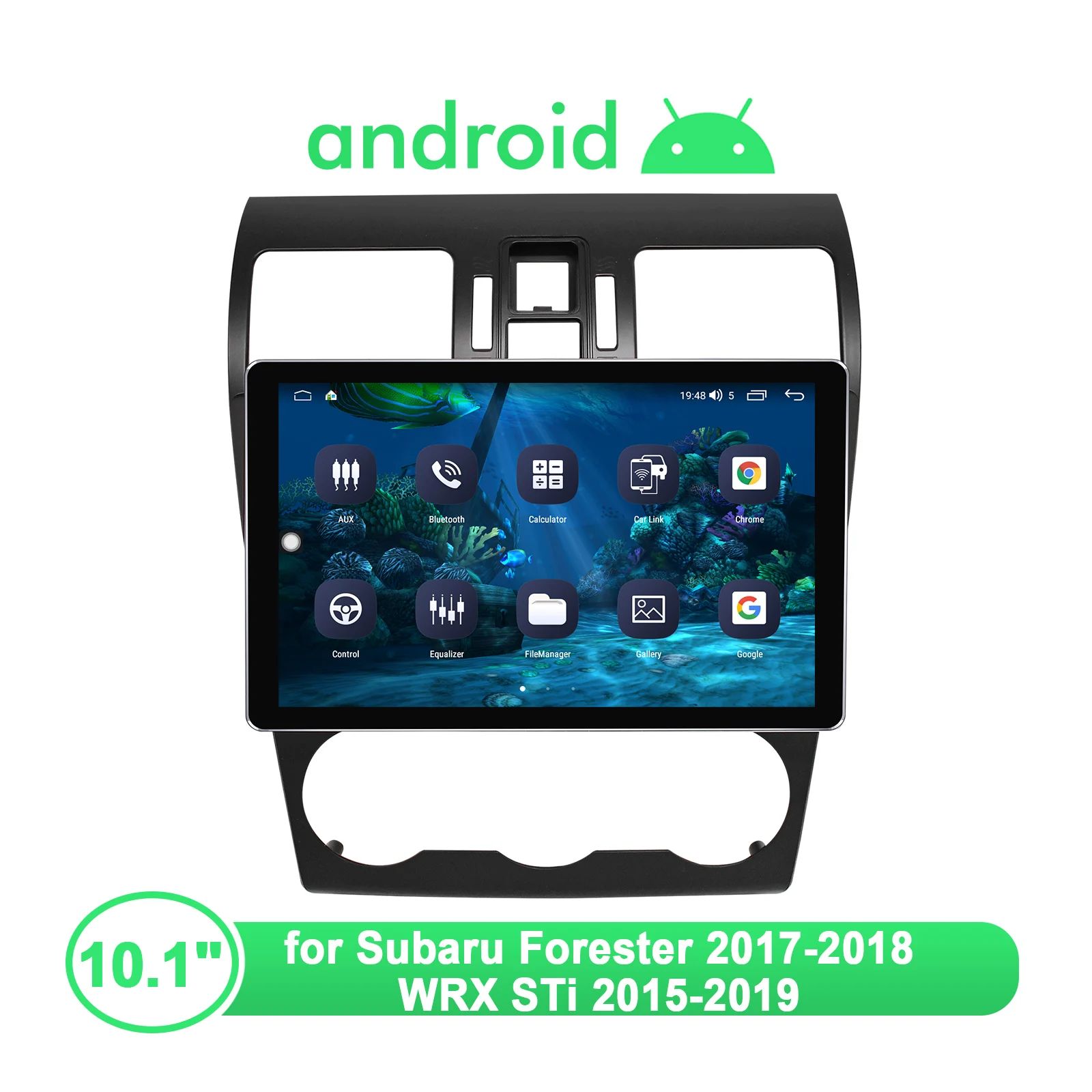 Joying Android Стерео 1 din 10,1 ”Автомобильный Радиоприемник С Дисплеем Для Subaru Forester 2017-2018 WRX STI 2015-2019 Автомобильный Навигатор CarPlay