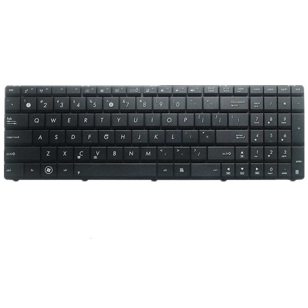 Клавиатура для ноутбука ASUS A72 A72DR A72DY A72F A72JK A72JR A72JT A72JU K72 K72DR K72DY K72F K72JB K72JK K72Jr K72JT JU Черный США