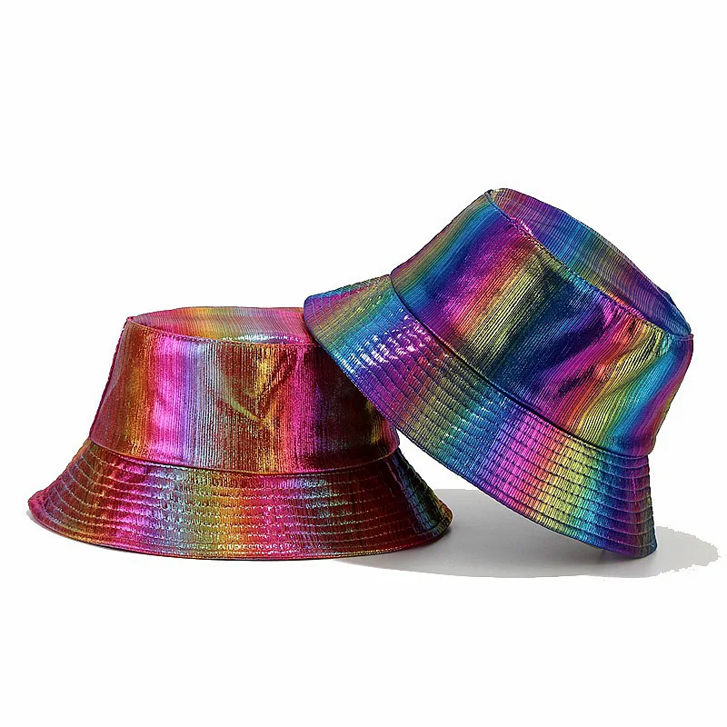 1 шт. шляпы для бассейна, мужские 2023, Женские Новые солнцезащитные разноцветные шляпы-ведро, универсальная модная повседневная шляпа в стиле хип-хоп