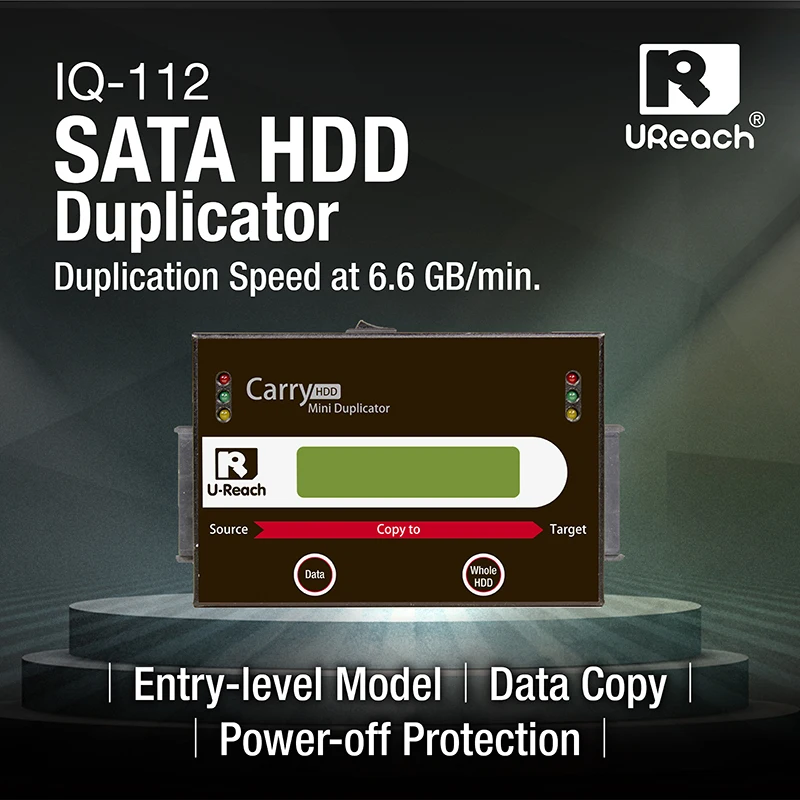 Дубликатор жесткого диска UReach IQ112 SATA IDE mSATA 1 в 1 HDD SSD Cloner док-станция для жесткого диска
