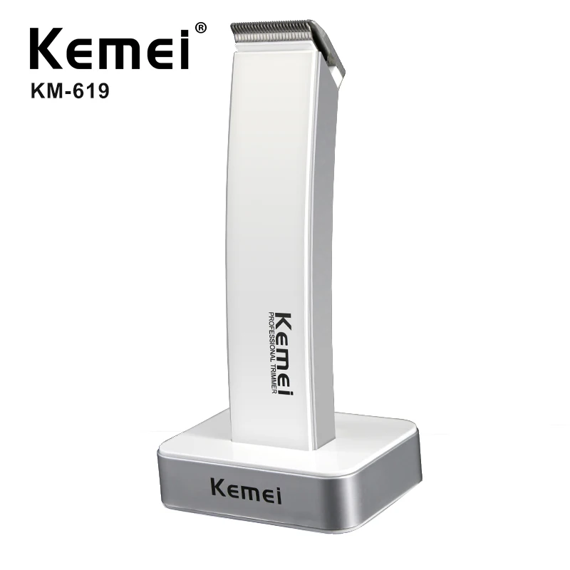 Профессиональный электрический триммер Kemei для бороды, перезаряжаемая мужская машинка для стрижки волос, Детская машинка для стрижки волос KM-619