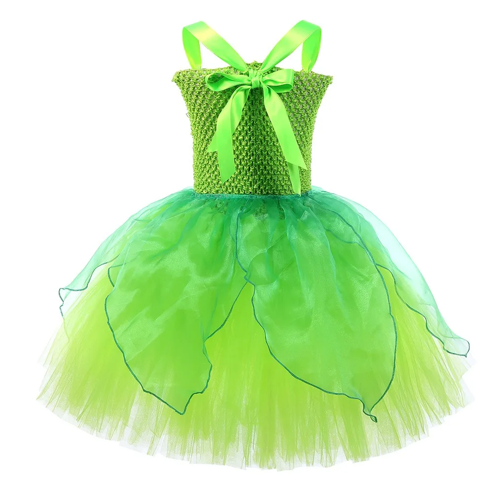 Детский костюм лесного эльфа для драматического представления, костюм феи Динь-динь, юбка с крыльями бабочки, волшебная палочка