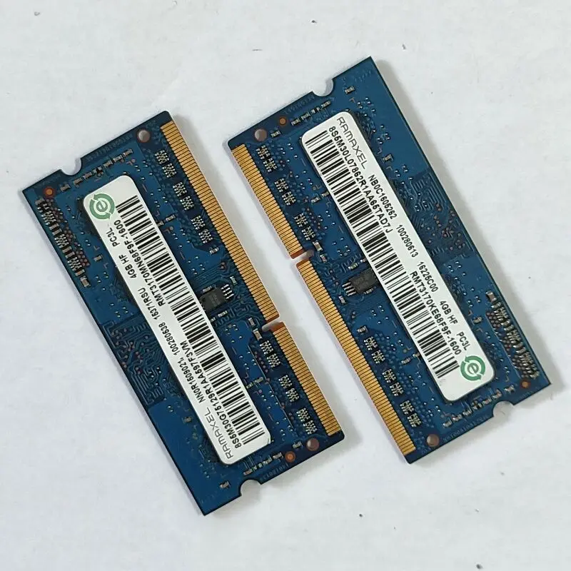 Оперативная память ноутбука RAMAXEL RAMS DDR3 4GB 1600MHz ddr3 4GB 1Rx8 PC3L-12800S-11 SODIMM 1.35V