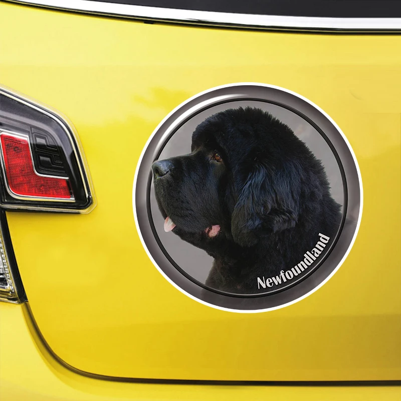 Ньюфаундленд Собака V2 Самоклеящаяся Наклейка Автомобильная Наклейка Водонепроницаемый Авто Декор на Бампер Заднего Стекла Ноутбука #S60979