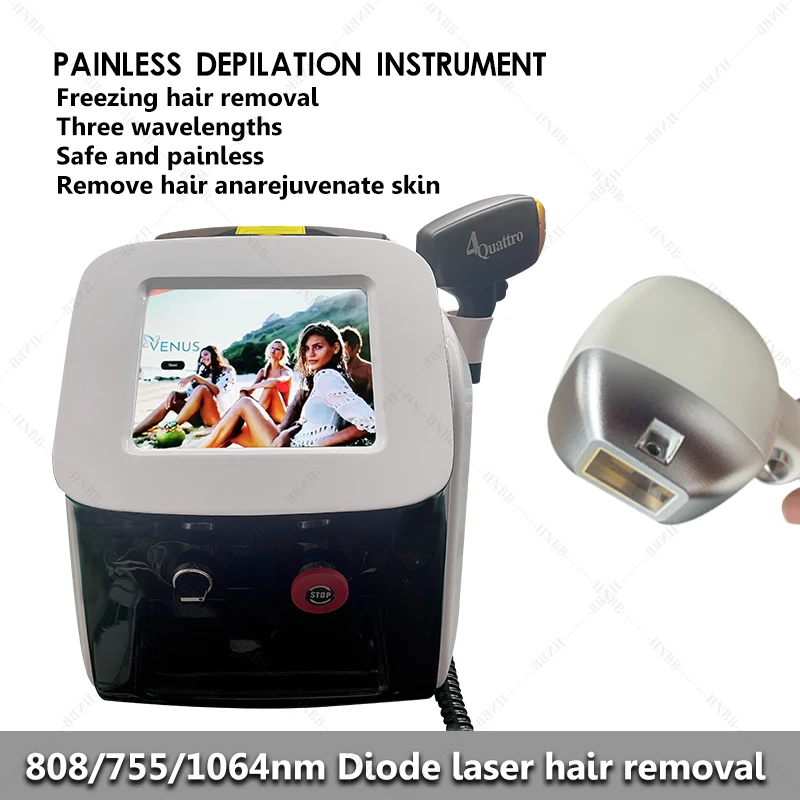 Самое продаваемое оборудование для депиляции 2000 Вт ice titanium device 808 755 1064 нм диодная лазерная машина для удаления волос цена