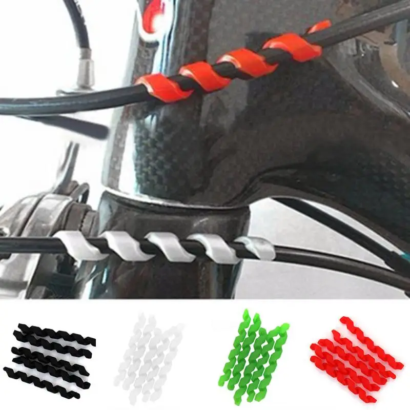 5 шт. Защитные тросы для велосипедных тормозов, Антифрикционный корпус, резиновый протектор, Велосипедная рама, Защитные трубки для велоспорта