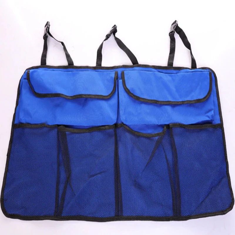 1шт Синий Органайзер для багажника автомобиля Подвесные сумки Для хранения И Уборки Авто Универсальный Багажник автомобиля Карман для сумки на заднем сиденье