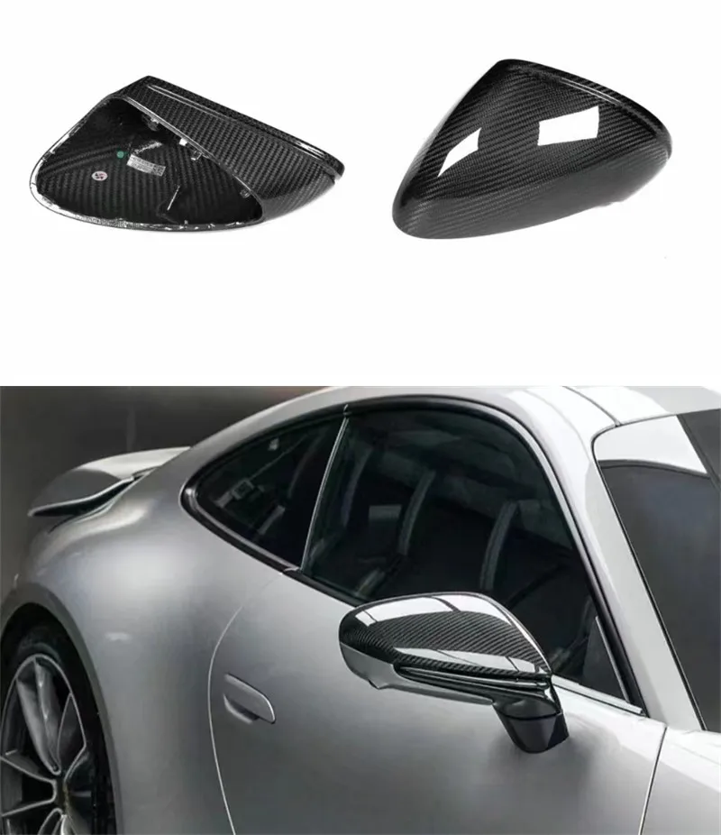 Для Porsche Taycan 911/992/981 Усовершенствования Заменяют Сухую Карбоновую Отделку Наружного зеркала заднего вида Автомобиля