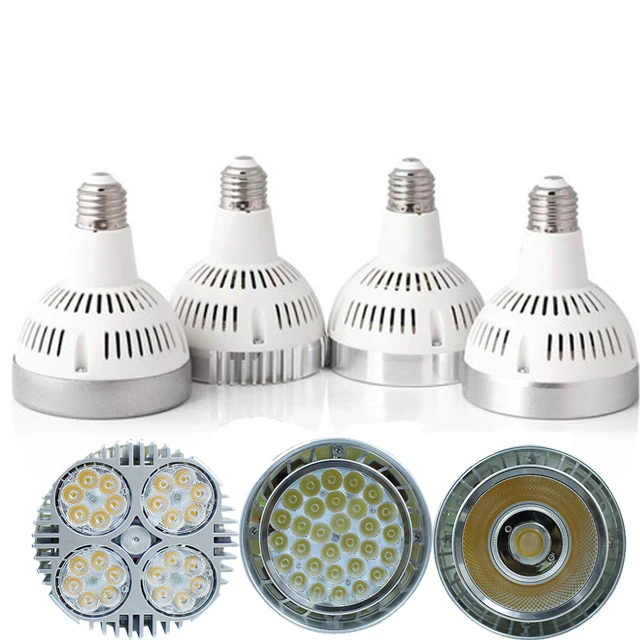1 шт. Супер яркий E27 35 Вт светодиодный прожектор par30, лампа AC85-265V, светодиодное освещение, белый/теплый белый для домашнего освещения