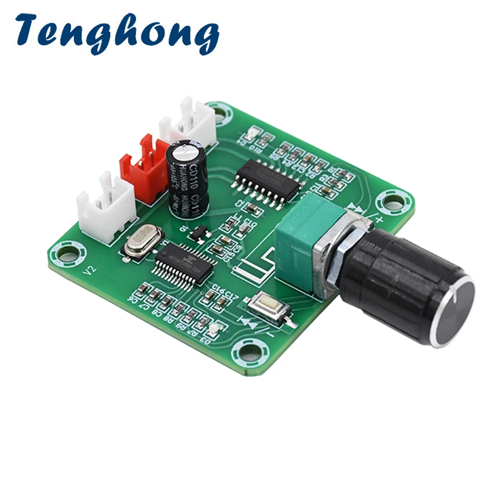 Tenghong 1шт Bluetooth 5,0 Плата Усилителя Мощности PAM8403 Малой Мощности DIY Беспроводной Динамик Плата Усилителя 5 Вт * 2 DC5V AMP