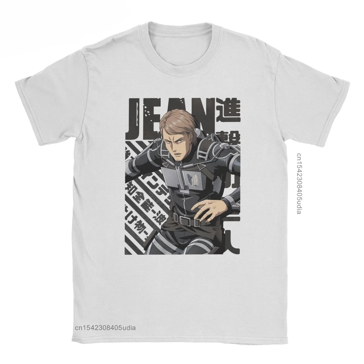 Мужские футболки Shingeki No Kyojin Jean Kirstein с графическим Рисунком 