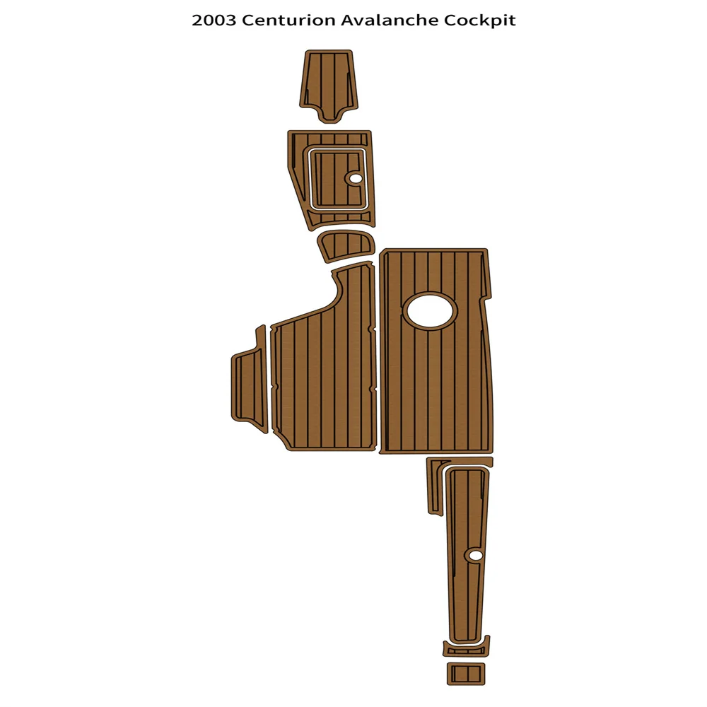 2003 Centurion Avalanche Кокпит, Коврик Для Лодок Из Искусственной пены EVA, Тиковый Настил для Палубы