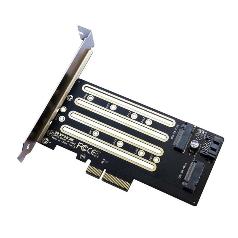 Конвертируйте для PCIE x16 и слотов PCIe с помощью нашей SSD-карты-адаптера NVMe .2