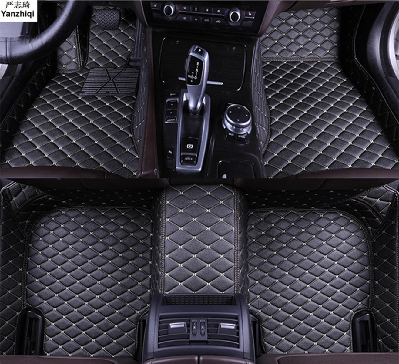 Обновленные кожаные автомобильные коврики для Hyundai Sonata Седан 2015 2016-2018, пользовательские накладки для ног, автомобильный ковер, автомобильные чехлы