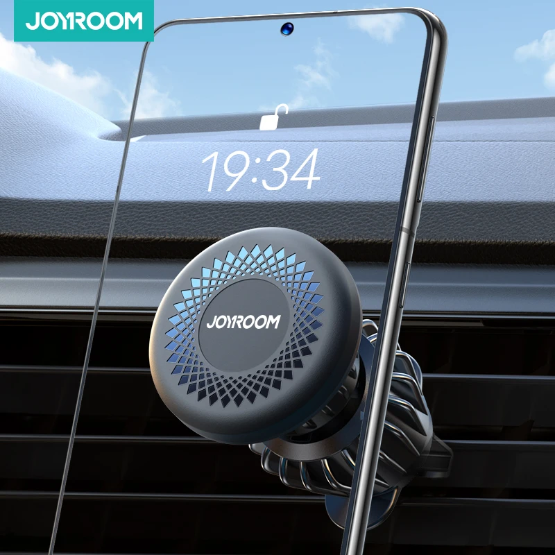 Joyroom Магнитный автомобильный держатель для телефона, магнит, подставка для смартфона, зажим для вентиляционного отверстия, поддержка мобильного GPS для iPhone 14 13 12 Pro Max