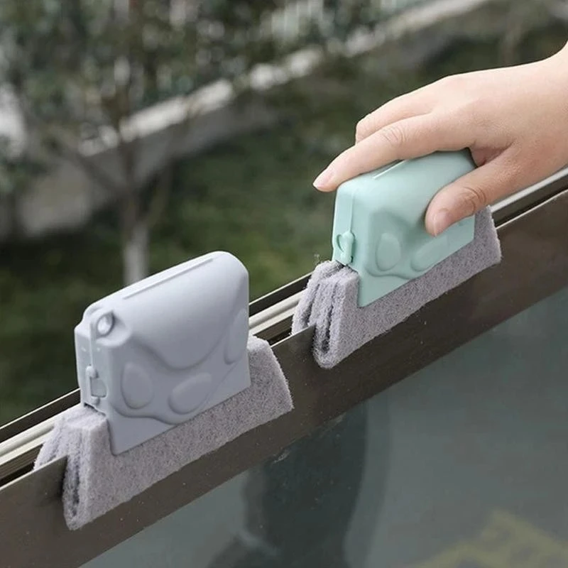 Xiaomi 2 в 1, ткань для чистки оконных пазов, Кухонная щетка для мытья окон, щетка для чистки щелей для окон, инструмент для чистки щелей для окон