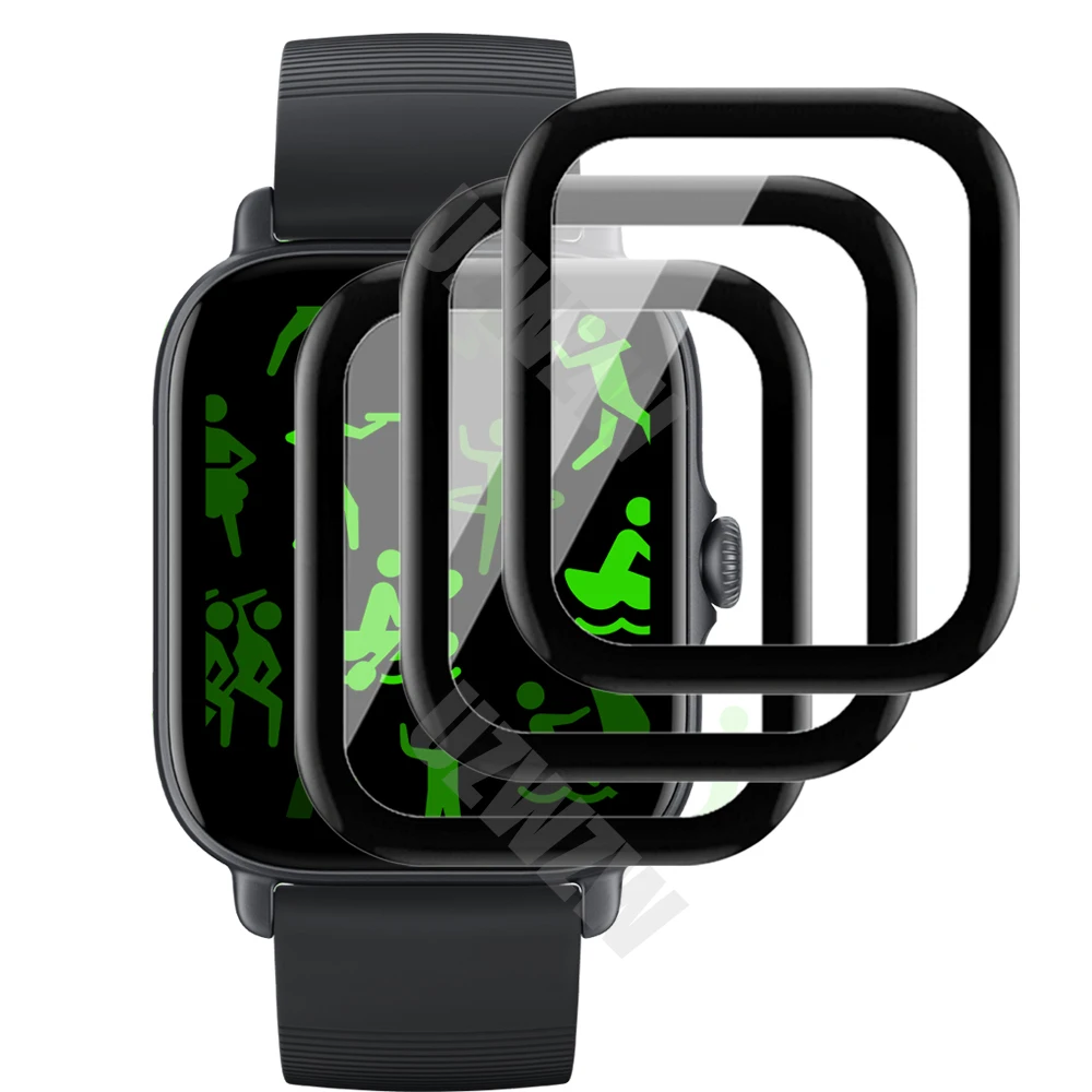 (3 шт.) Защитная пленка для экрана Amazfit GTS 3/GTS 2e/GTS 2 mini/GTS 2/GTS Smart Watch Мягкая защитная пленка (не стеклянная)
