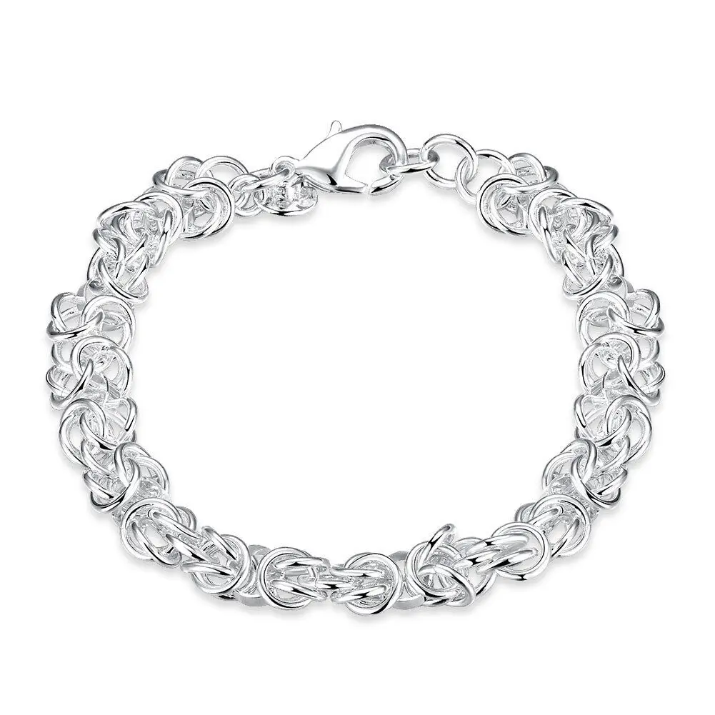 Элегантный романтический браслет с застежкой в виде дракона, браслет-цепочка из стерлингового серебра 925 пробы
