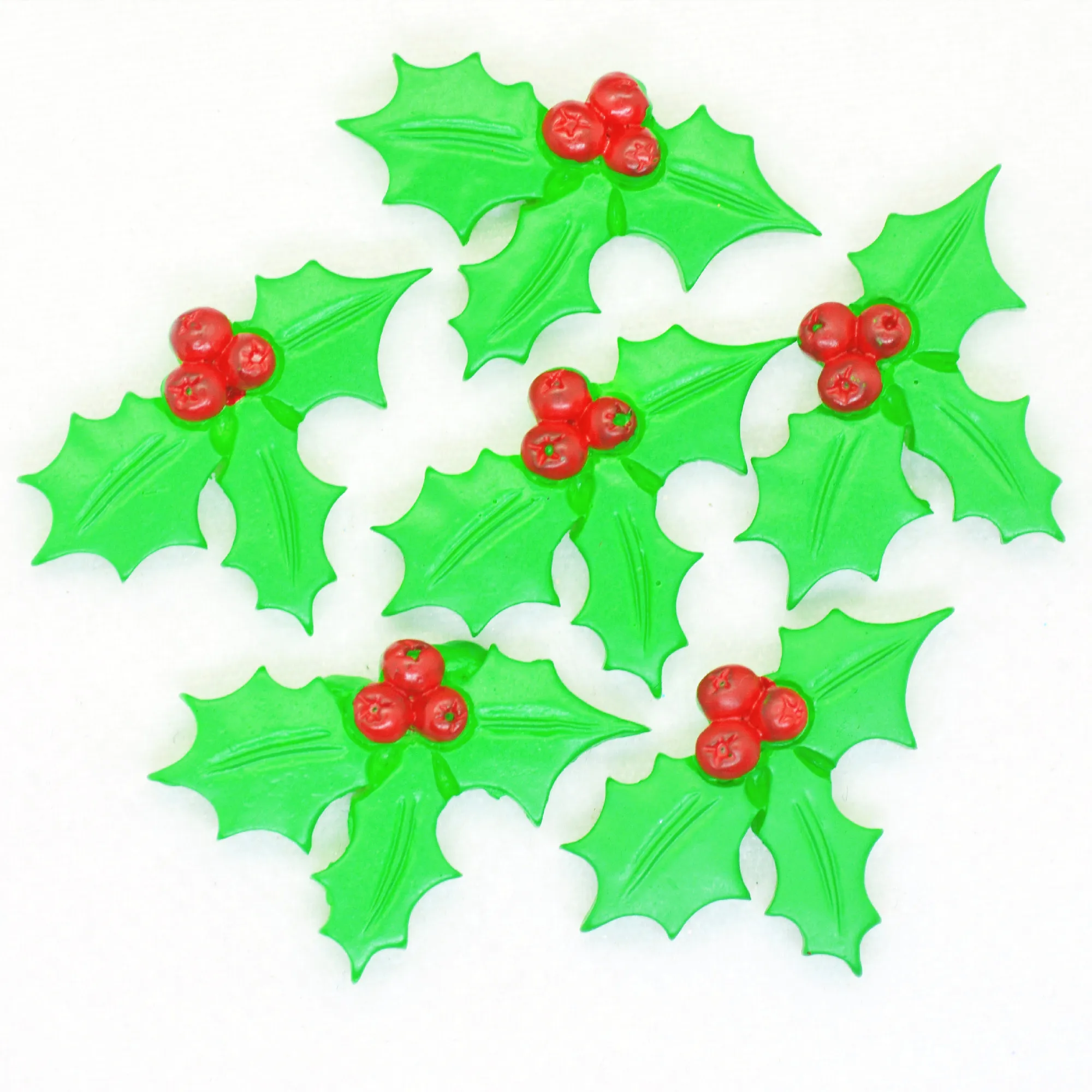 Кабошоны из смолы с рождественскими священными листьями, украшения для скрапбукинга, Рождественские поделки